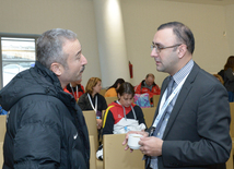 Bakıda idman gimnastikası üzrə Dünya Kubokuna gəlmiş nümayəndə heyəti rəhbərləri və üzvlərinin görüşü keçirilib. Azərbaycan, 18 fevral, 2016